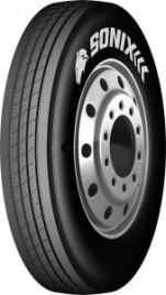 Грузовая шина SONIX 215/75/17,5 135/133J 18PR SX712 Рулевая ось