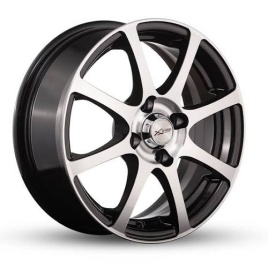 Диск X'trike X-114М 5,5/14 4/100 ET35 d67,1 BK/FP  [Fb max 480 kg
