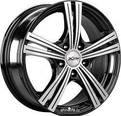 Диск X'trike X-112 6,5/16 5/114,3 ET45 d60,1 BK/FP  Fb max 610 kg