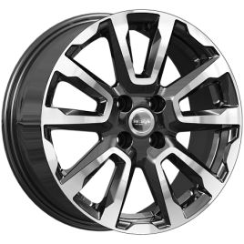 Диск КиК iFree Original Vesta Cross (КС1026) 6,5/16 4/100 ET43 d60,1 Алмаз черный