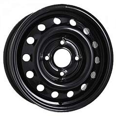 Диск Renault Logan 5,5/14 4/100 ET43 D60,1 Черный-глянец ТЗСК фото 1