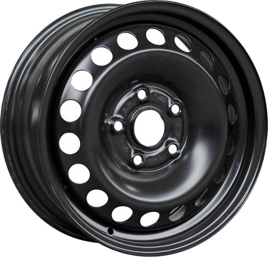 Диск CHEVROLET AVEO 6,0/15 5/105 ЕT39 D56,6 черный ТЗСК штамп. фото 1