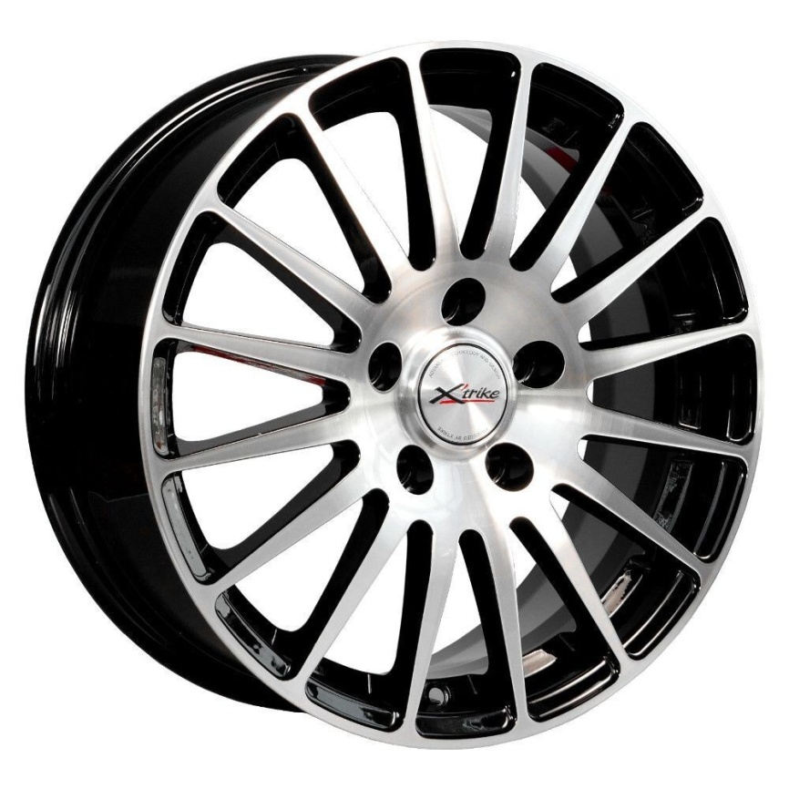 Диск X'trike X-128 6,5/16 5/105 ET38 d56,6 BK/FP  ( у 3-х дисков d 56) фото 1