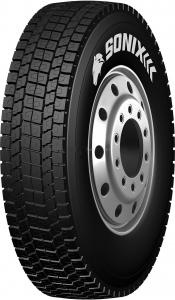 Грузовая шина SONIX 235/75/17,5 143/141J 18PR SX888 Ведущая ось фото 1
